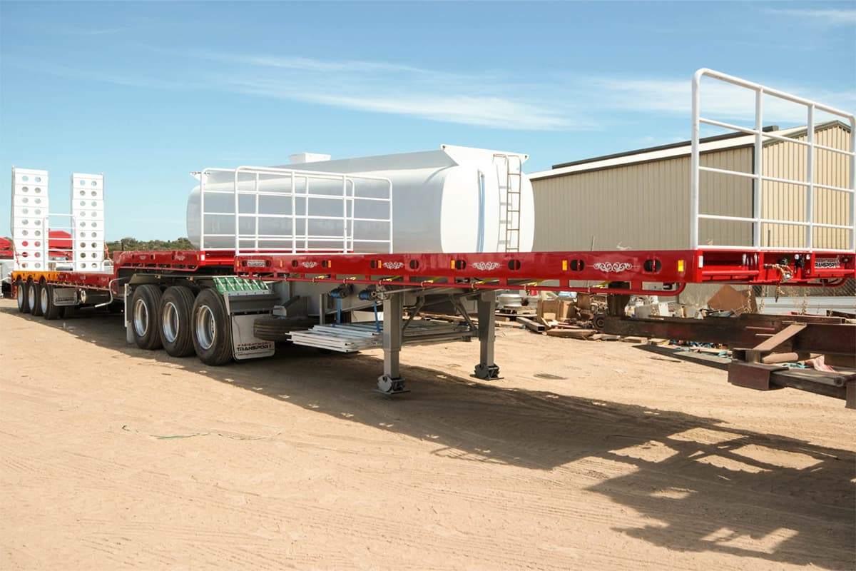 Flat Bed A Trailer (10 or 12 Pallet)