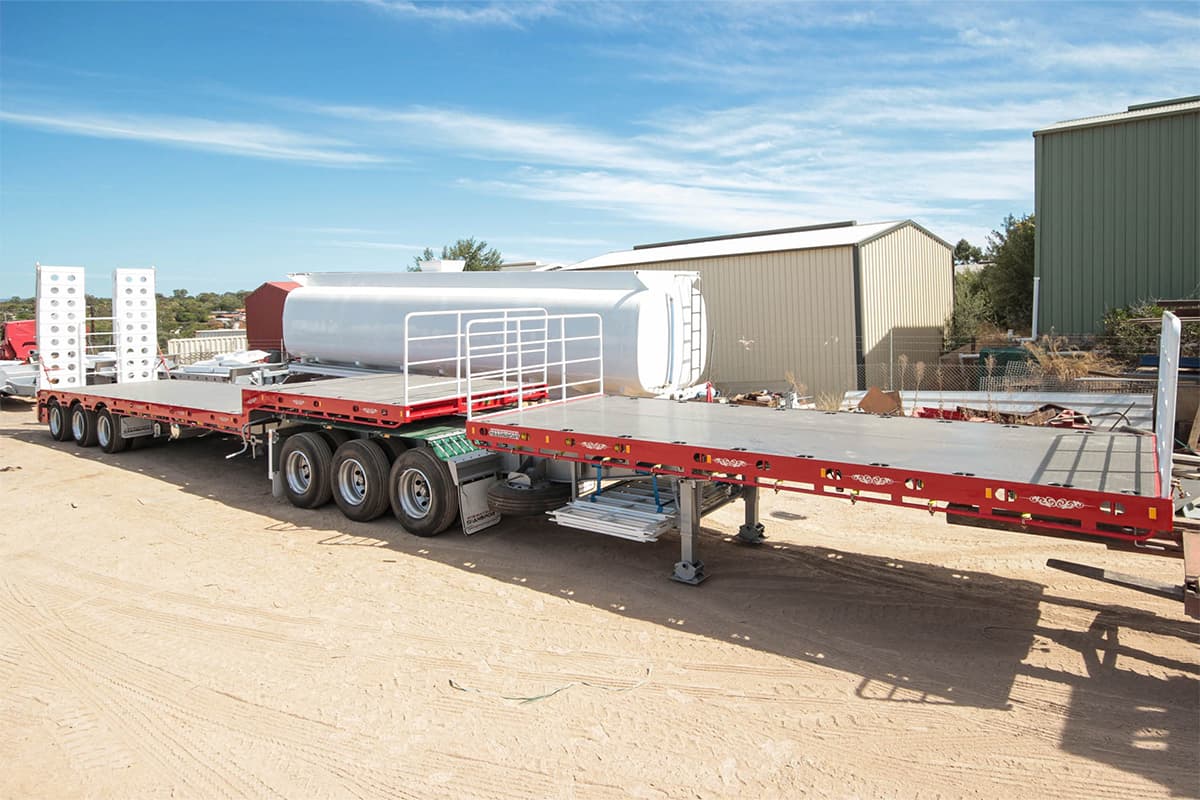Flat Bed A Trailer (10 or 12 Pallet)