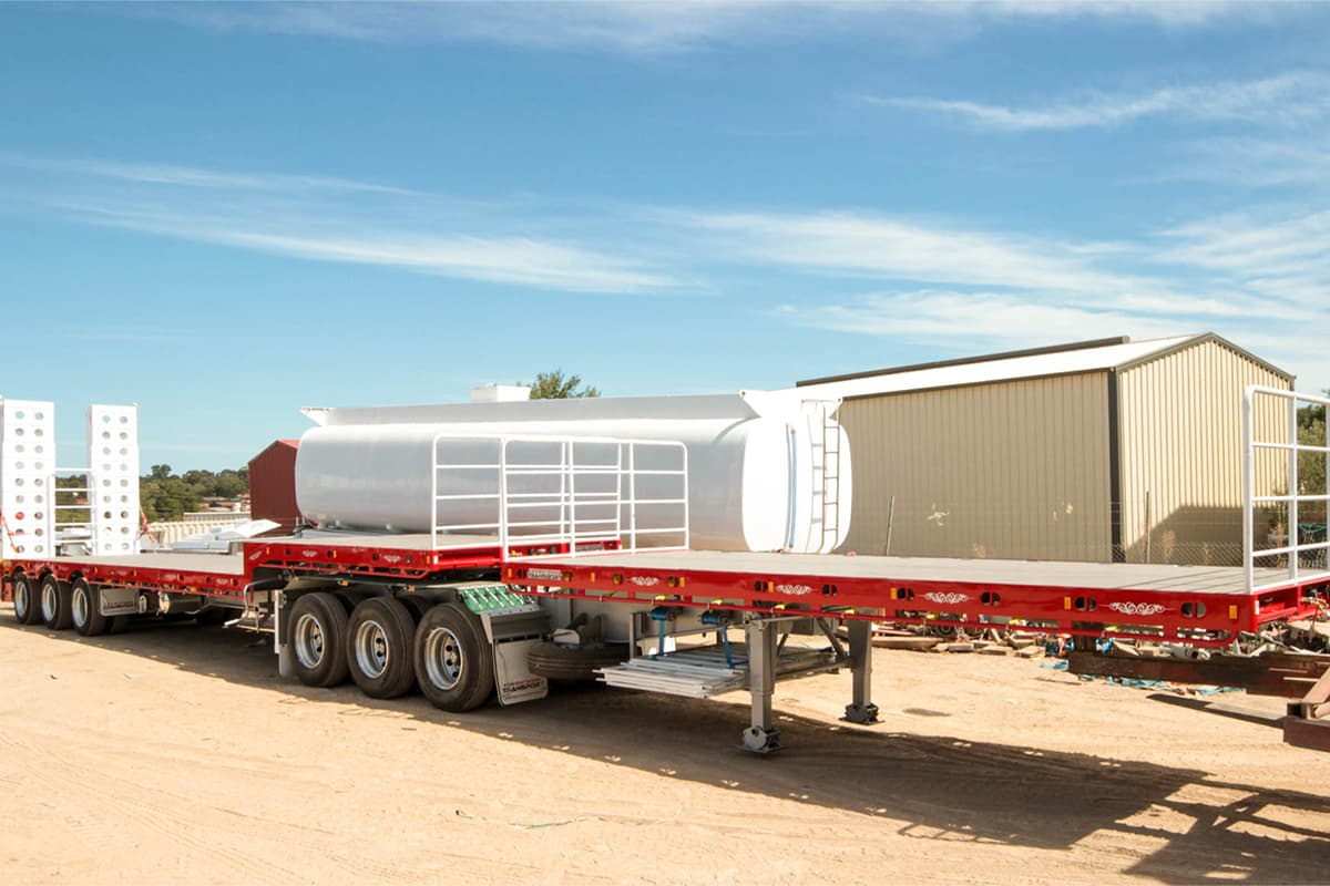 Flat Bed A Trailer (10 or 12 Pallet)