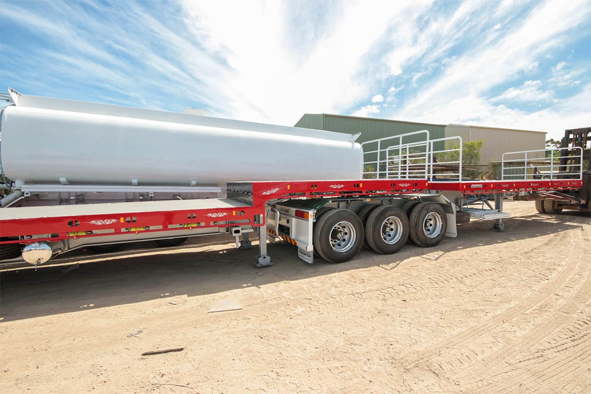 Flat Bed A Trailer (10 or 12 Pallet)