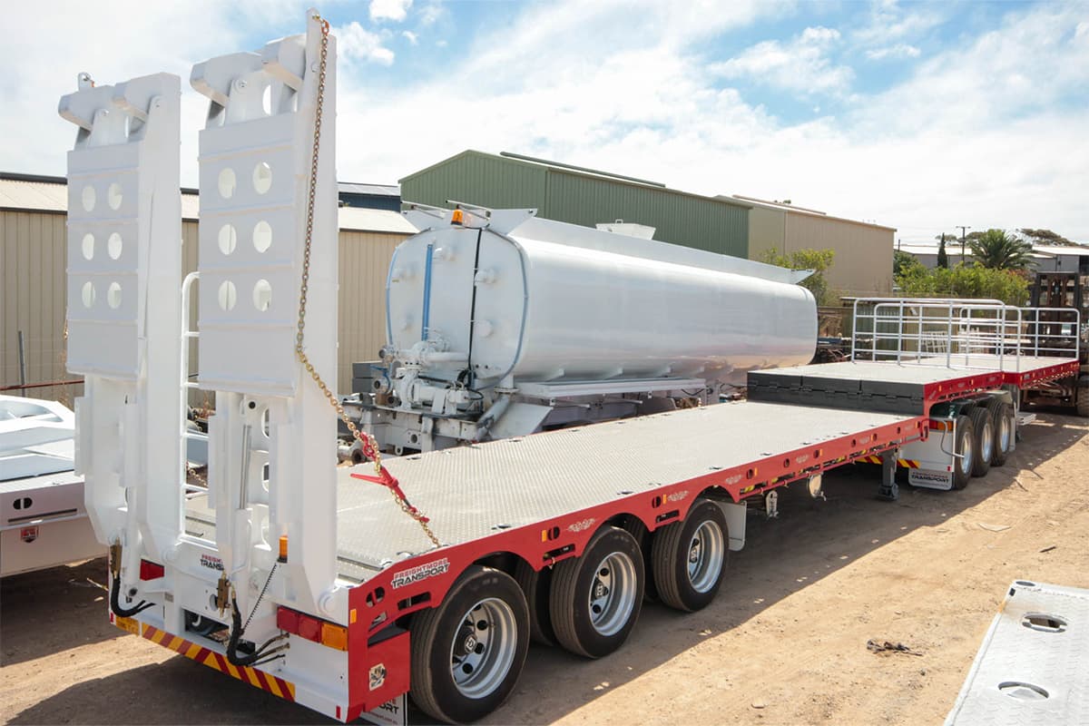 Flat Bed A Trailer (10 or 12 Pallet)
