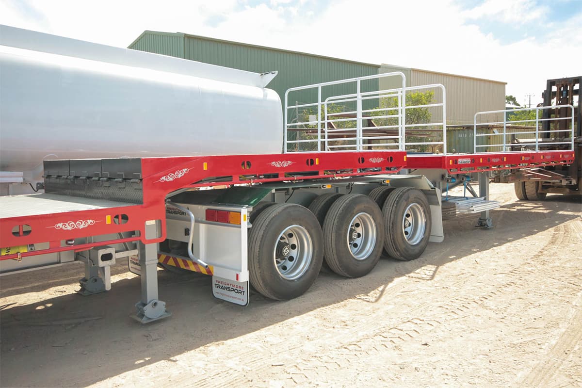 Flat Bed A Trailer (10 or 12 Pallet)