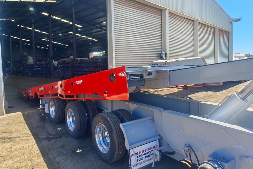 45FT Tri Axle Super Tilt Extendable