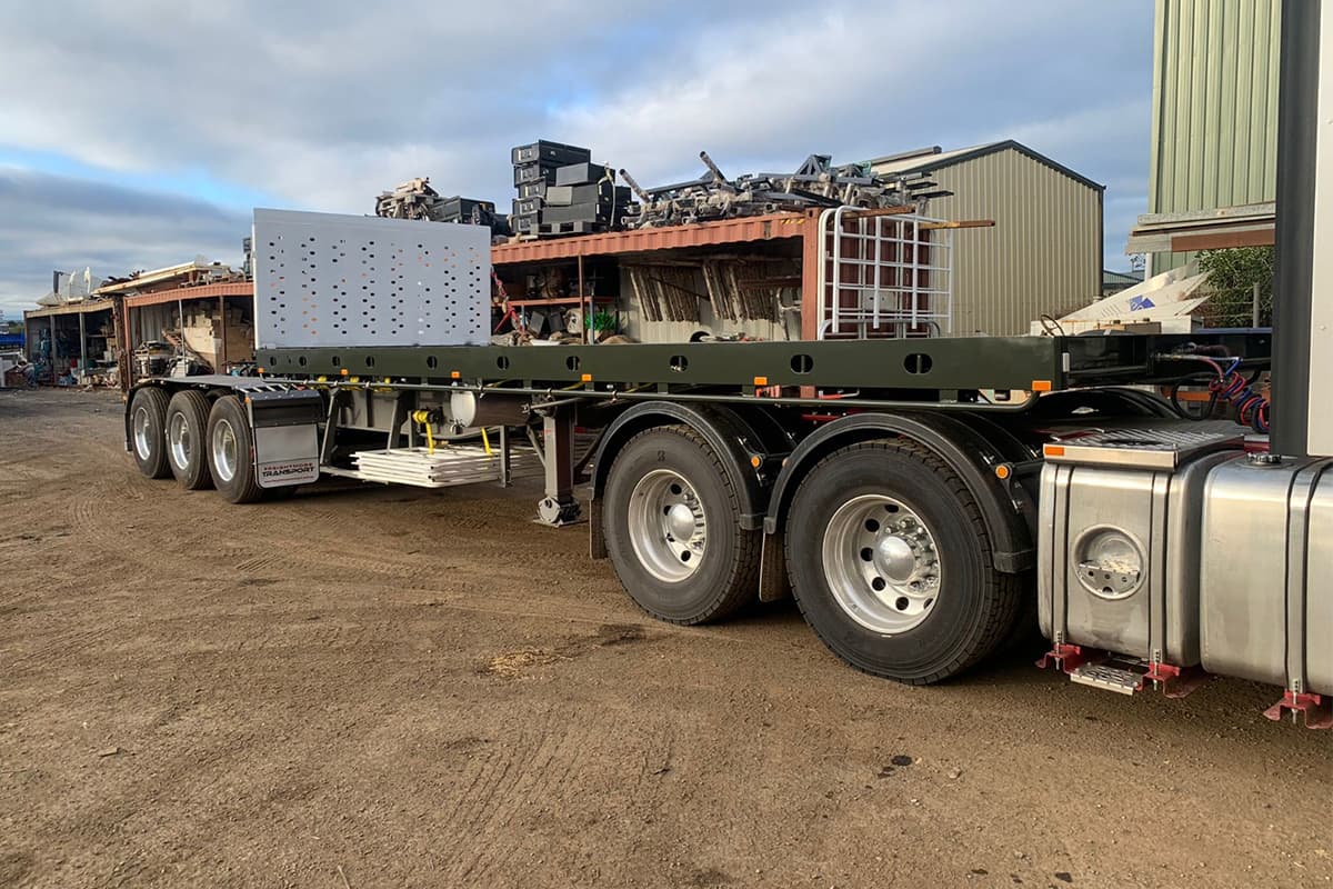 Flat Bed A Trailer (10 or 12 Pallet)