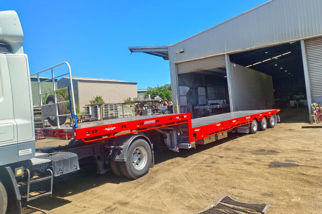 45FT Tri Axle Super Tilt Extendable